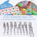 170pcs/set professional cake decorating tools