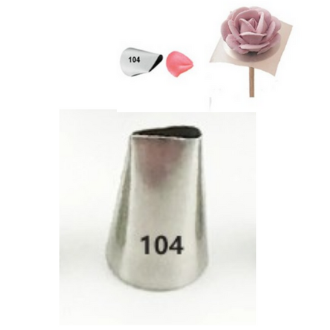#104 petal icing piping tip