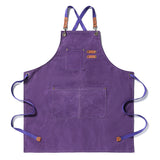chef  bbq grill apron onesize / purple