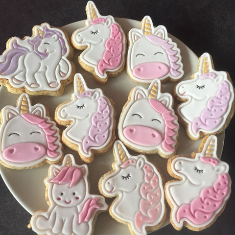 6Pcs/Set Unicorn Cookie Cutters