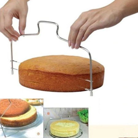 stainless steel adjustable wire cake cutter