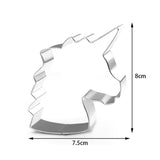 unicorn cookie cutter stainless steel