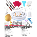 138pcs/set cake decorating tools default title