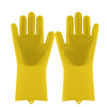 magic dishwashing gloves yellow
