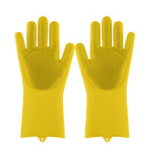 magic dishwashing gloves yellow