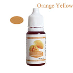 edible food coloring orange yellow