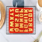large alphabet baking mold