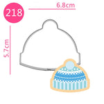 hat sweater christmas cookie cutter