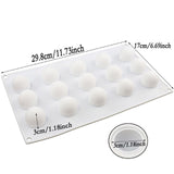 15 hole round ball shaped baking moulds default title