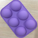 6 holes ball silicone mold
