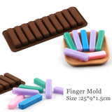 chocolate sugar candy baking mold finger mold