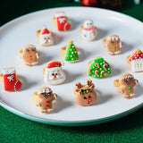 10 pcs/set christmas mini cookie stamps