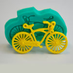 3d bicycle fondant mold
