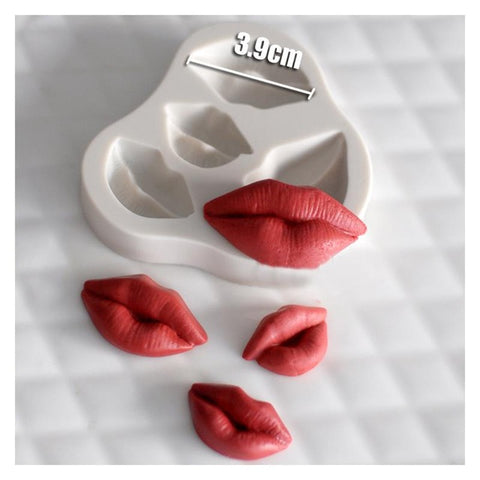 3d lips silicone baking mold default title