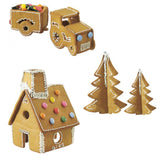 3d cookie cutters christmas tree gingerbread house truck