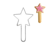 christmas magic wand cookie cutter